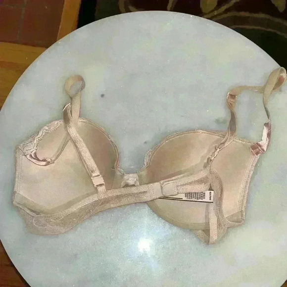 Victoria’s Secret 34A Light Pink nude  Lace Push Up Bra - Picture 2 of 6